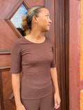 Dante Brun Bluse