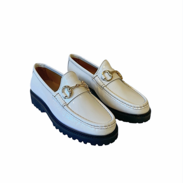 Corso Roma 9, Bianco Loafer
