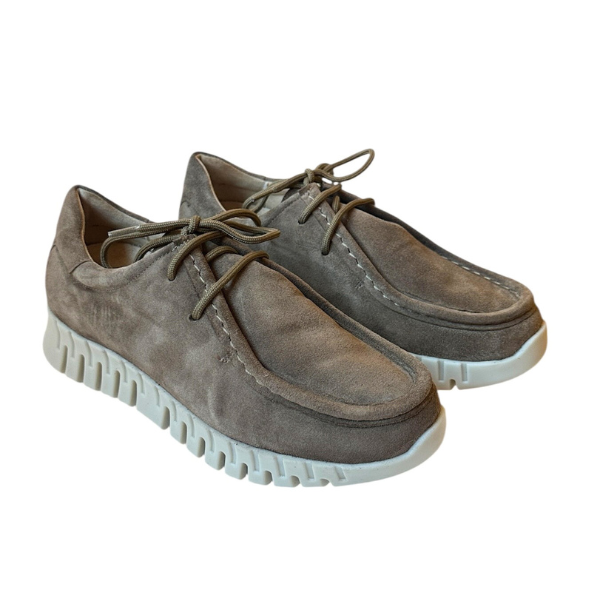 Pie Santo Suede Pardo Sneaker