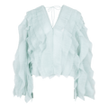 Dante6 Ruffle Mint Top