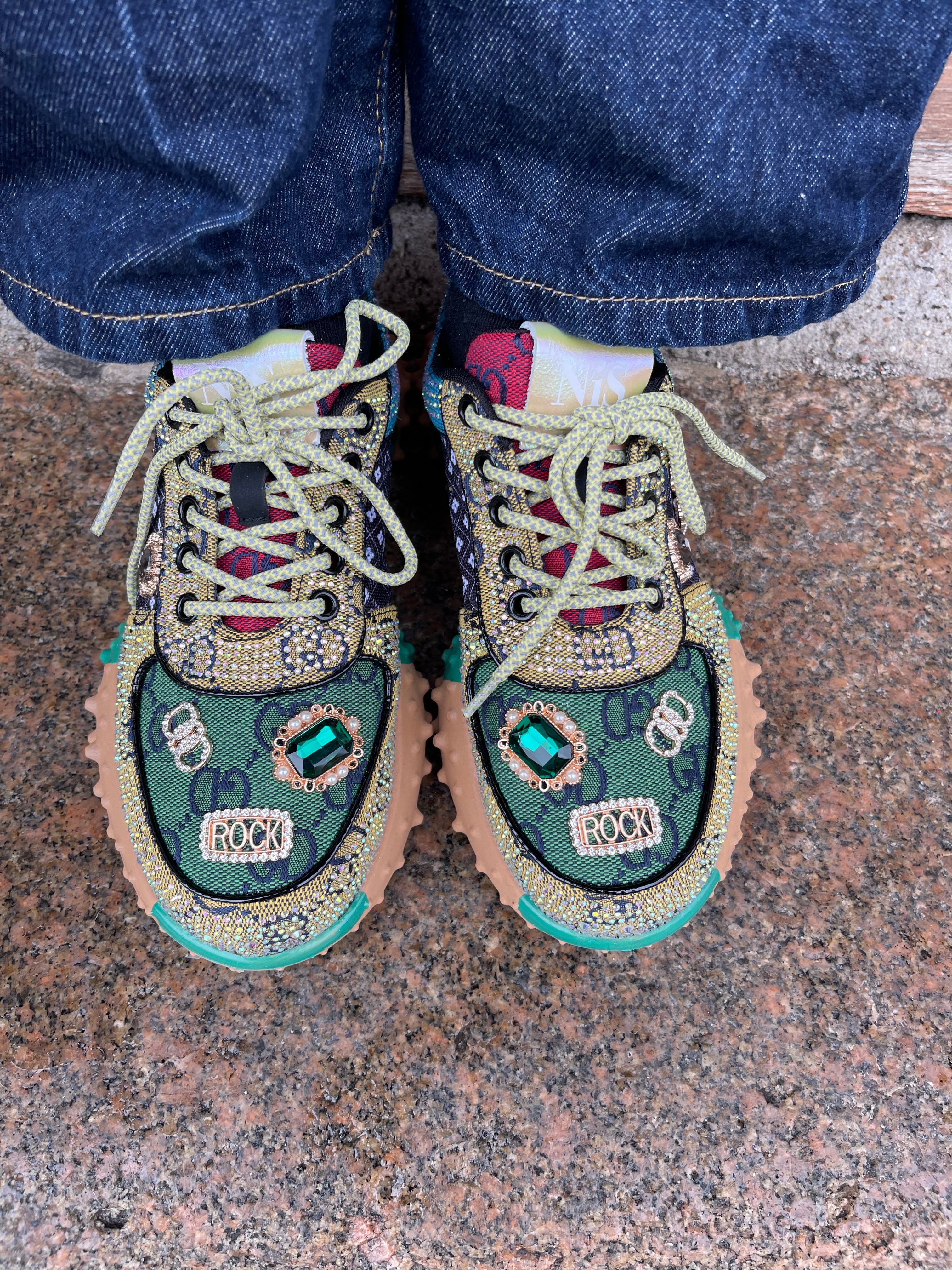 Glimmer sneakers grøn
