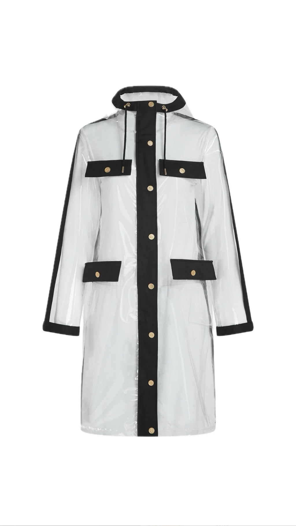 Karl Lagerfeld Transparent Raincoat