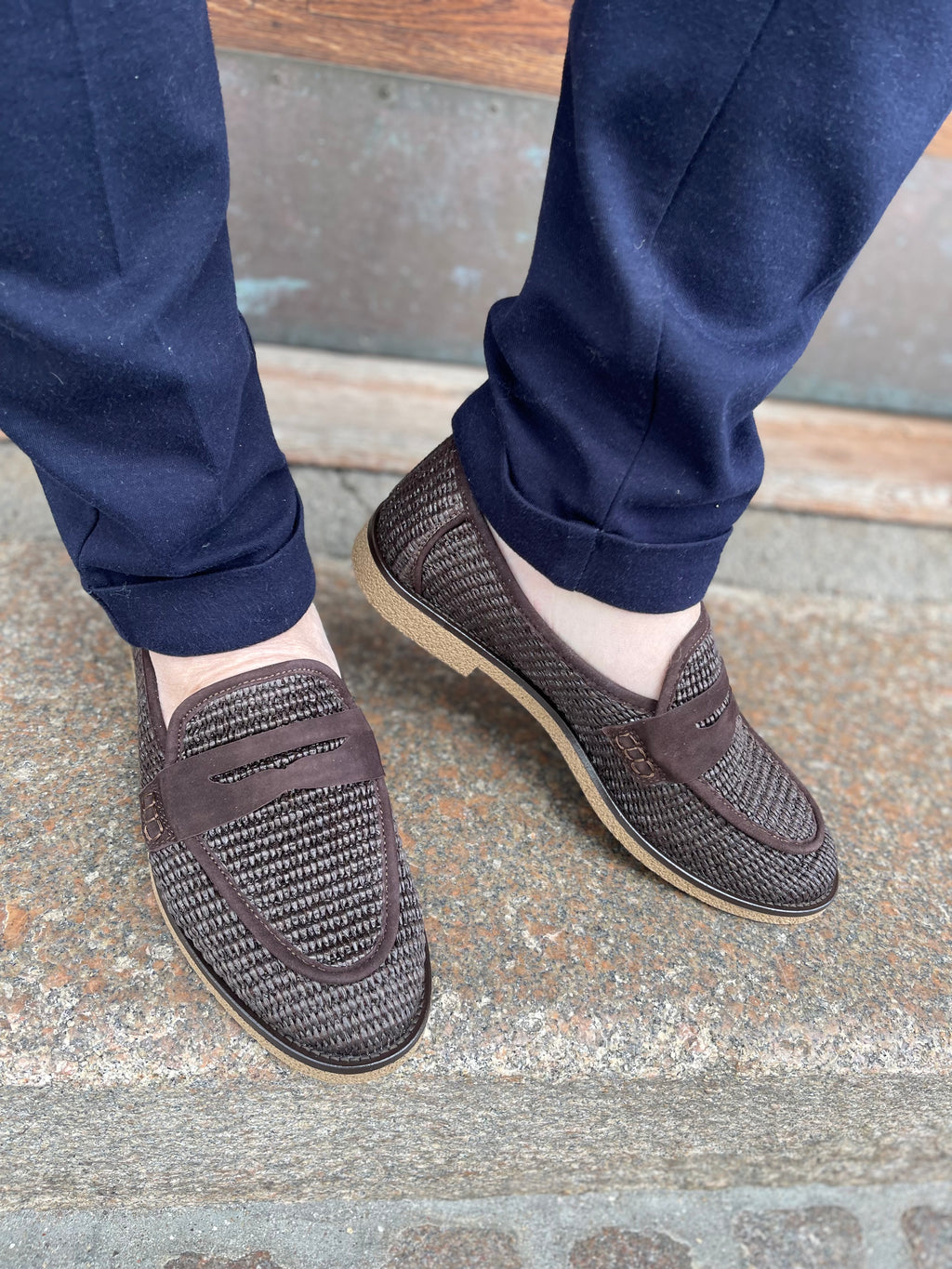 Herre loafer i brun