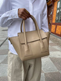 Håndtaske i beige