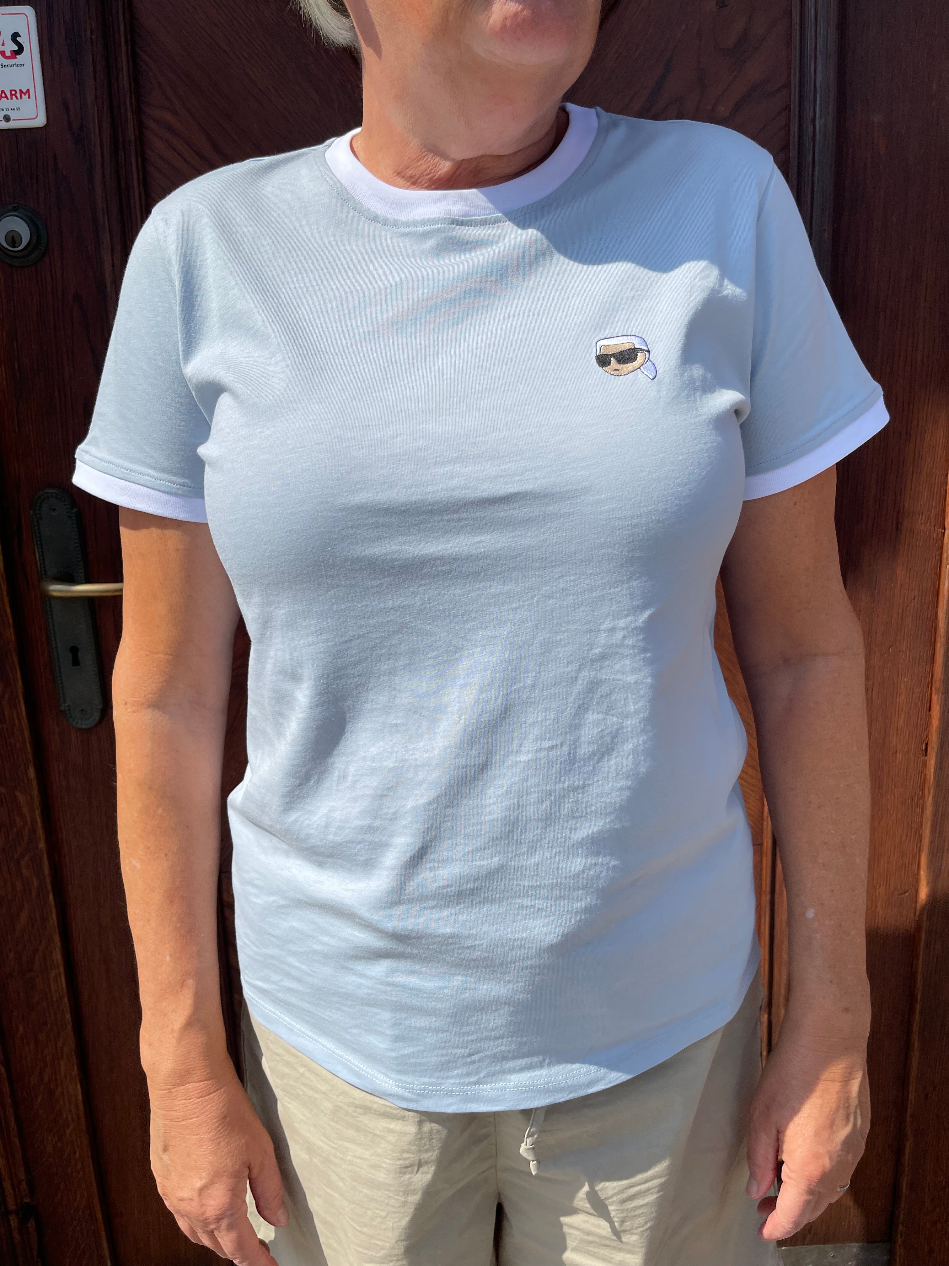 Karl Lagerfeld t-shirt lyseblå