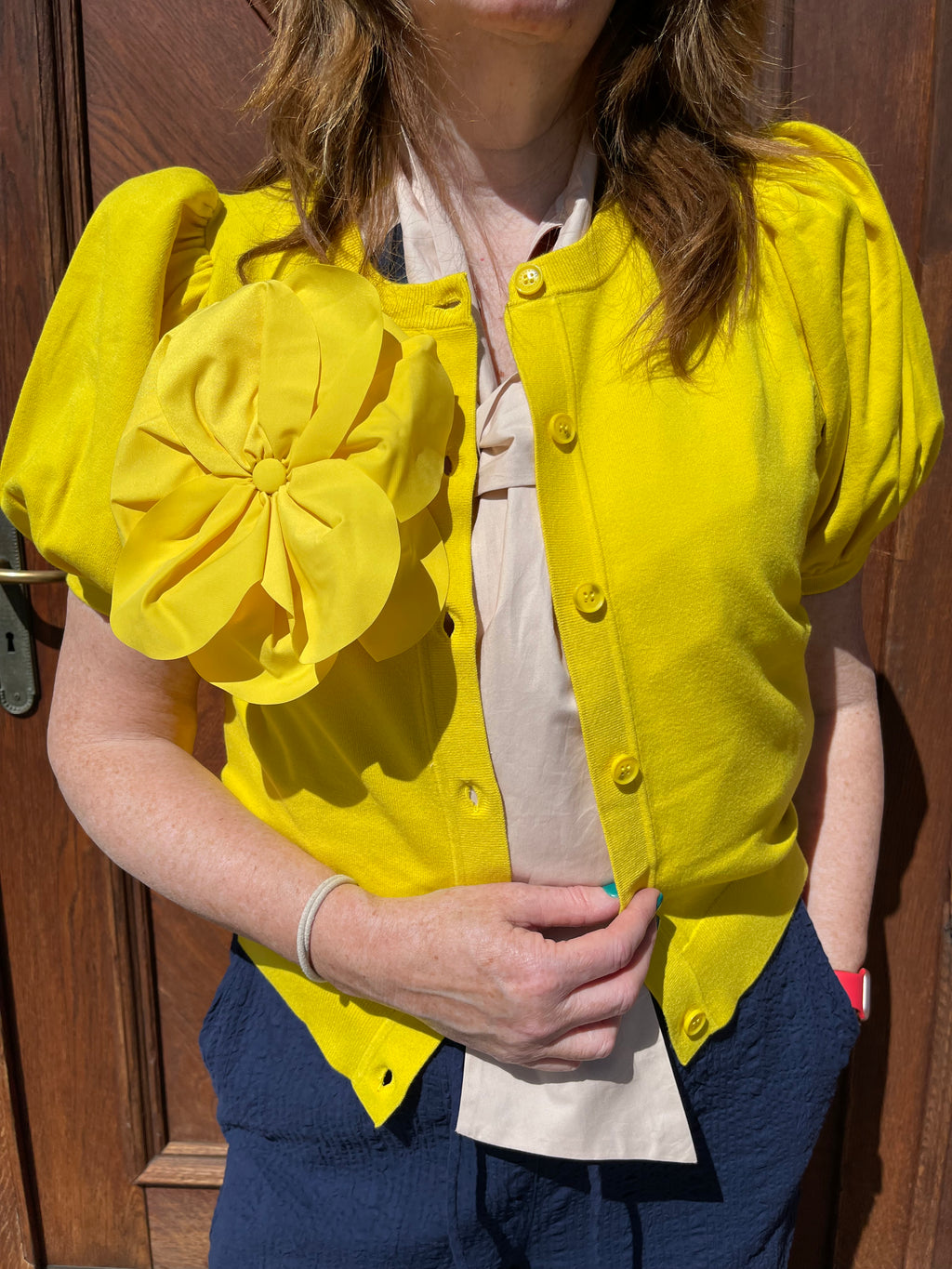 Jumpo Gul Cardigan