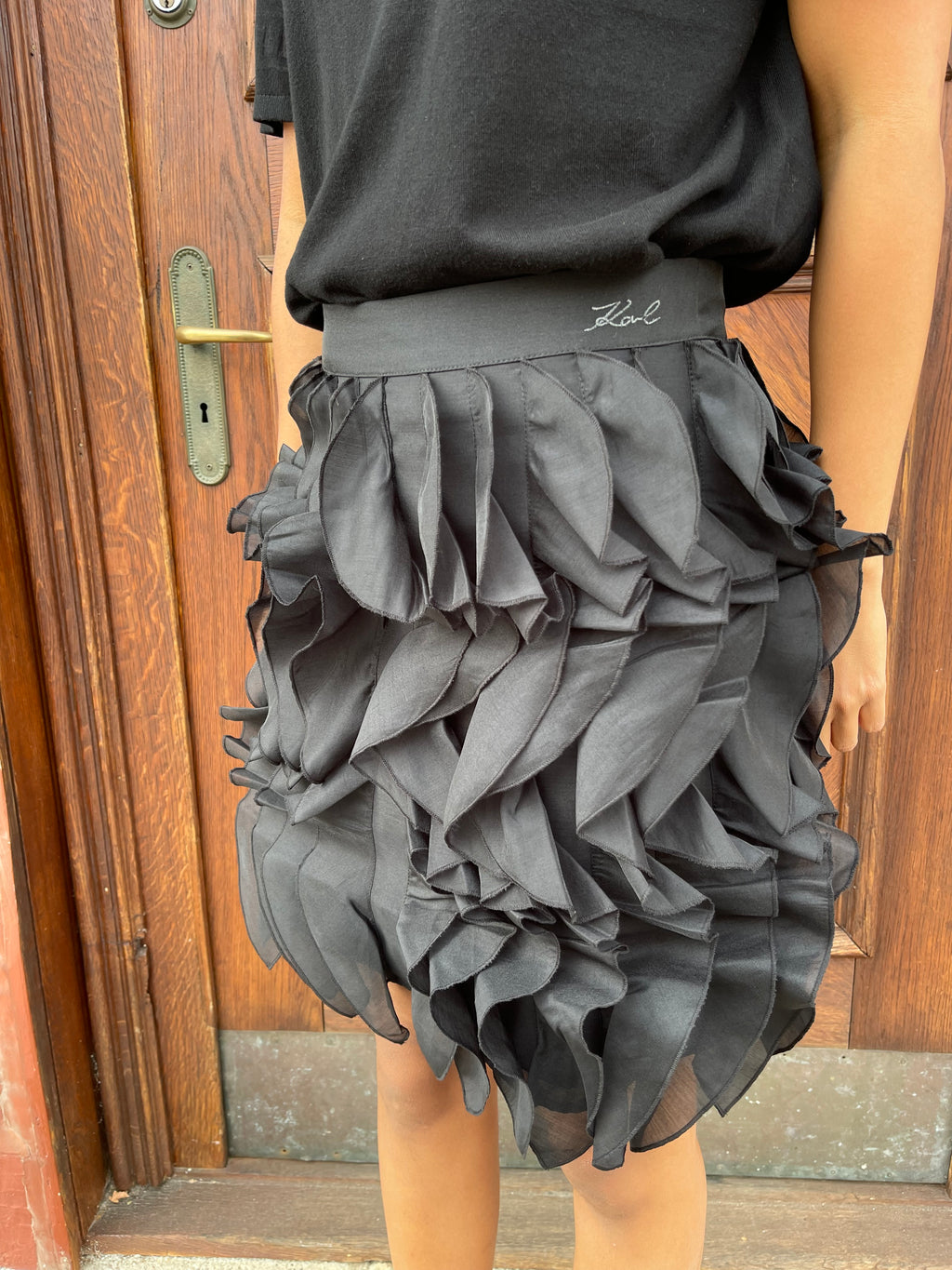 Karl Lagerfeld Ruffle Skirt