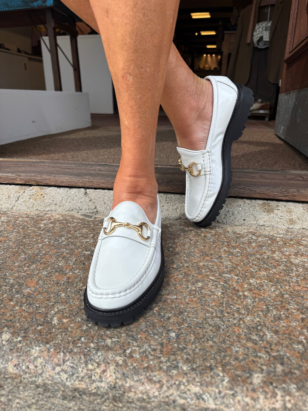 Corso Roma 9, Bianco Loafer