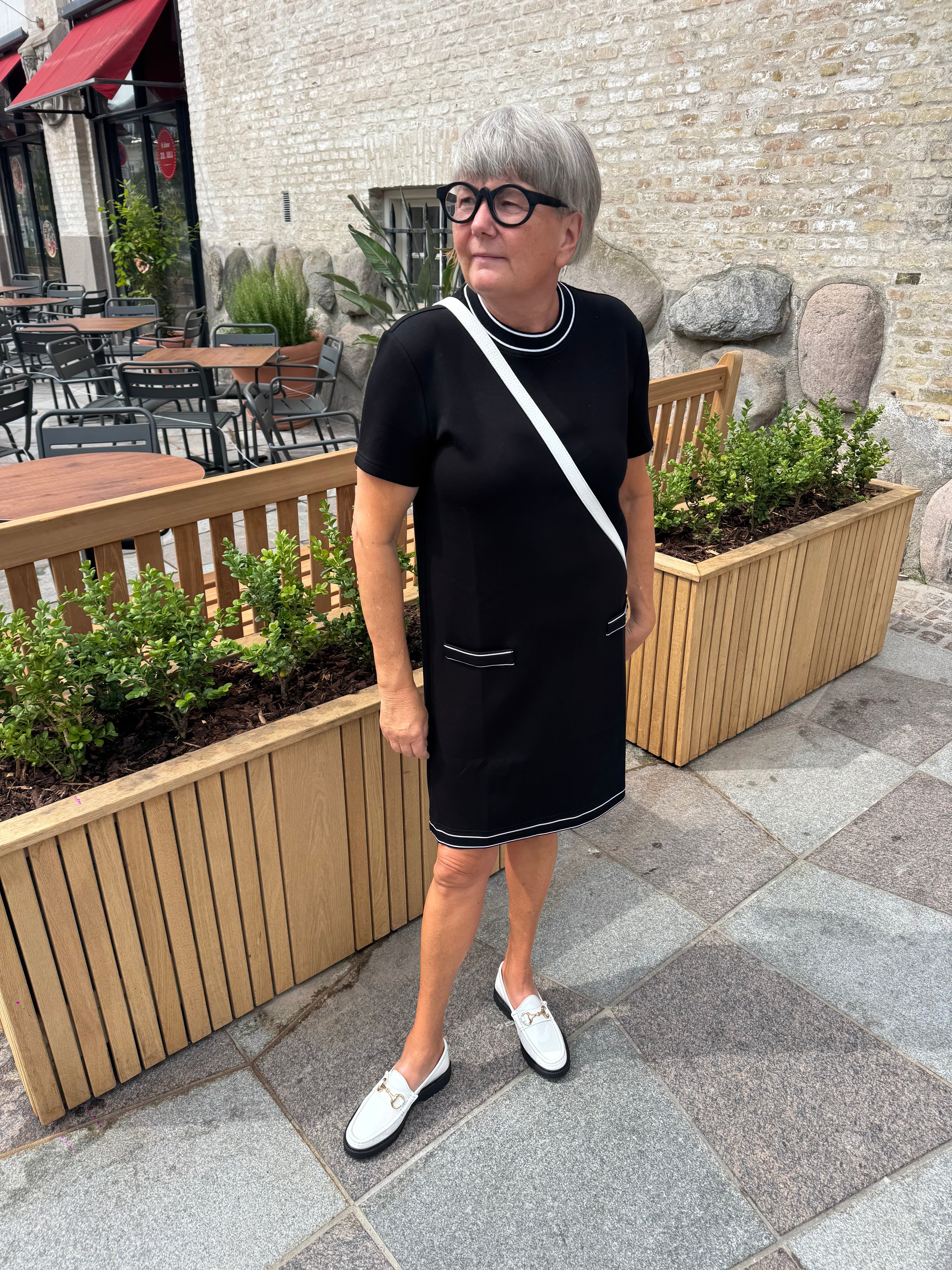 Hvid crossbody taske