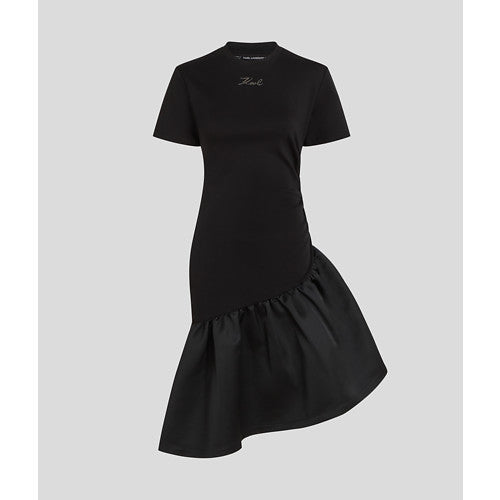 Karl Lagerfeld Frill T-shirt Dress