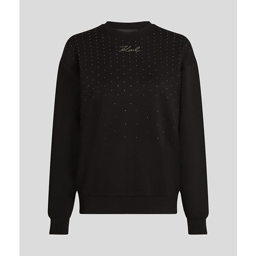 Karl Lagerfeld Rhinestone Rain Sweatshirt