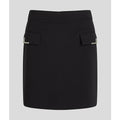 Karl Lagerfeld Metal Jersey Skirt