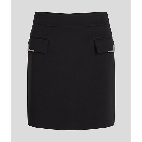 Karl Lagerfeld Metal Jersey Skirt