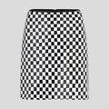 Karl Lagerfeld Checkerboard Sequin Skirt