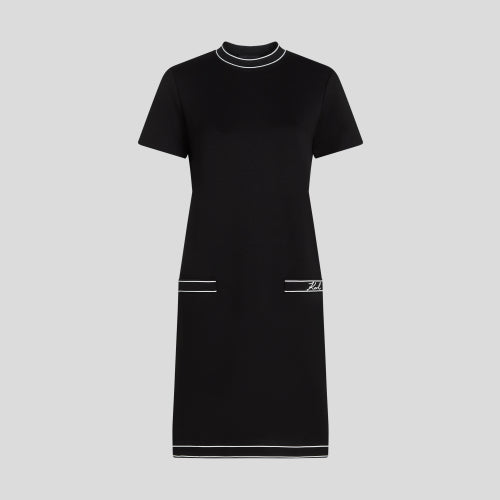 Karl Lagerfeld Logo Jersey Dress