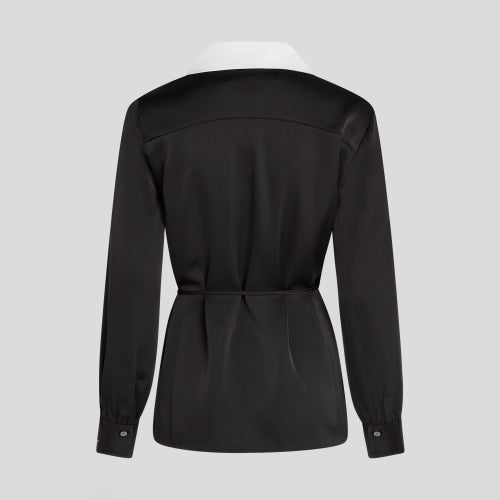 Karl Lagerfeld Wrap Blouse