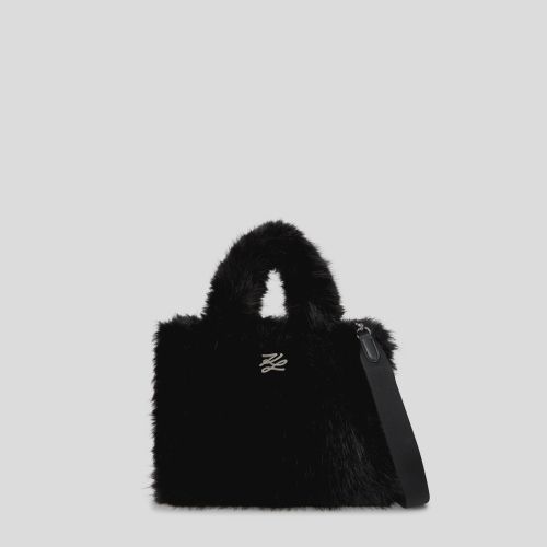 Karl Lagerfeld Autograph Fur Tote