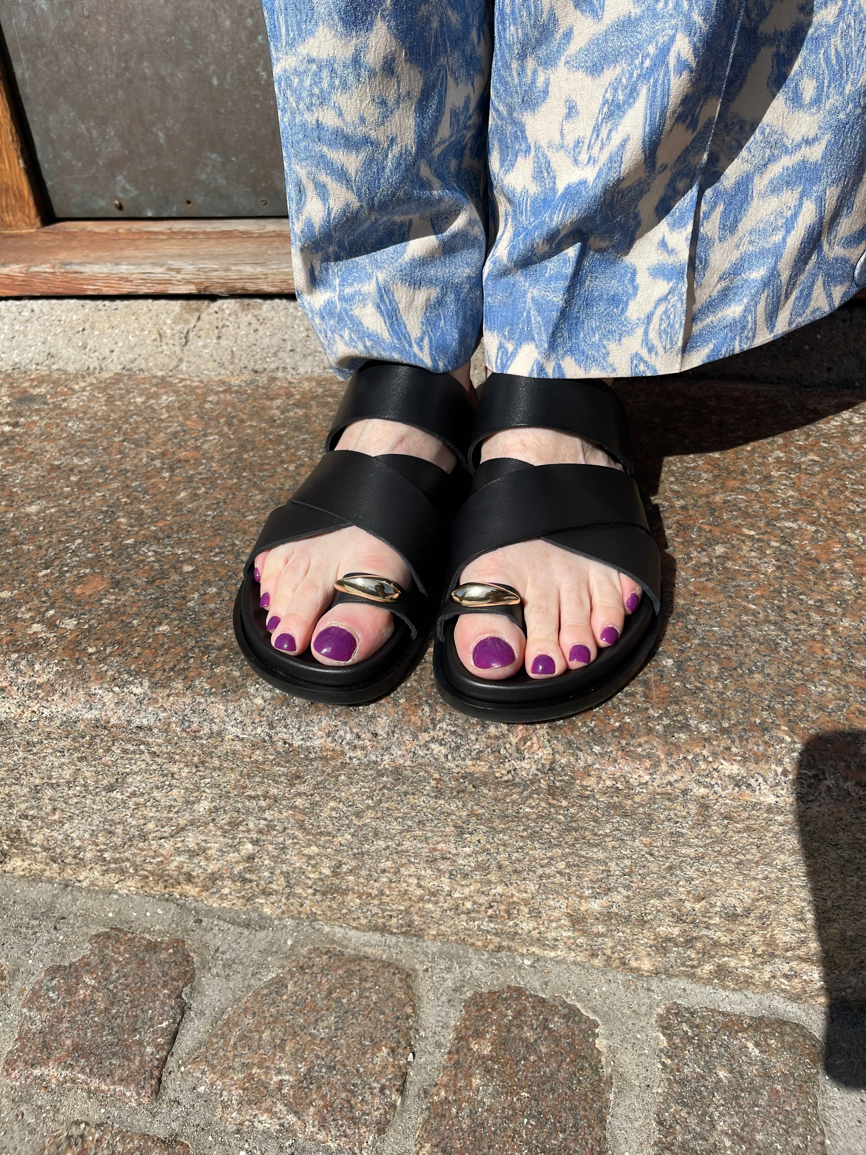 Sort slippers