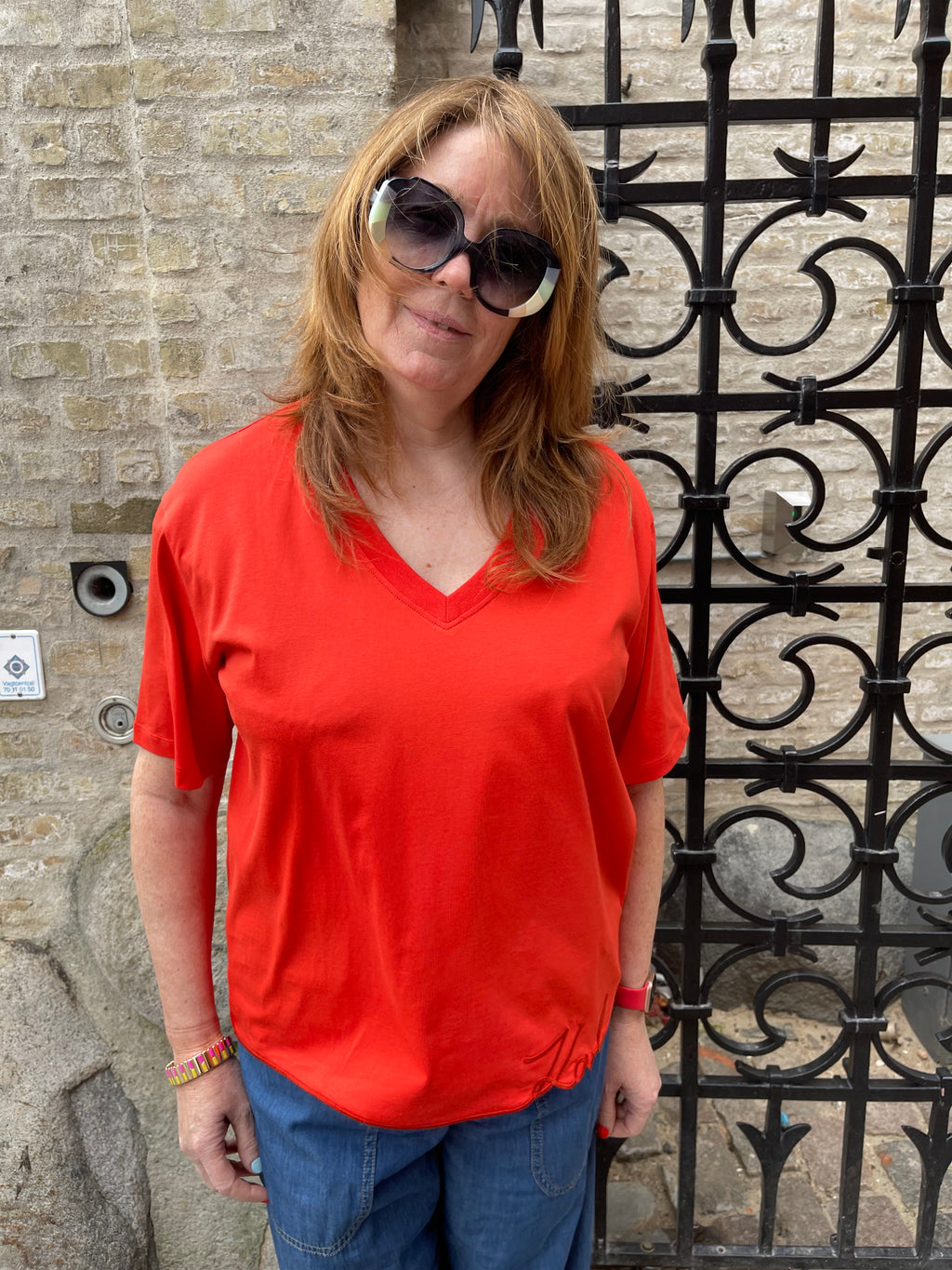 Karl Lagerfeld Orange T-shirt