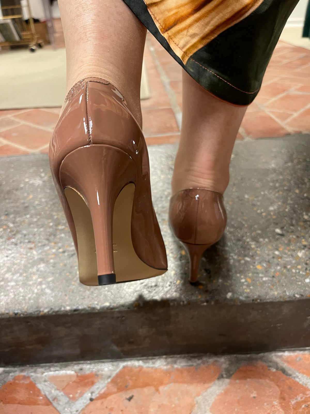 To-farvet Elata Pump Nude