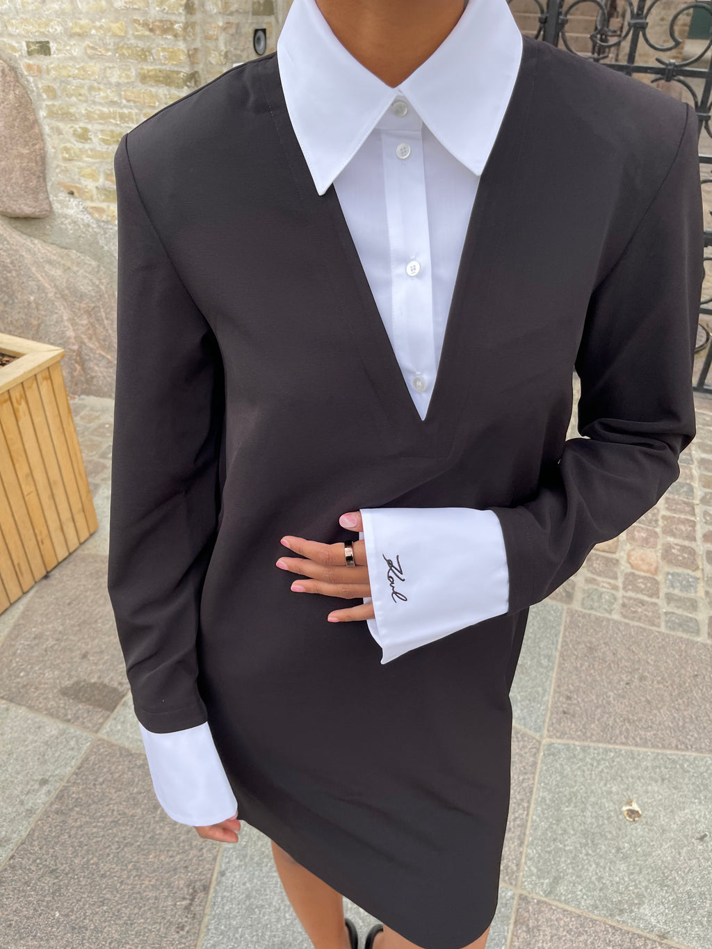 Karl Lagerfeld Collar Dress