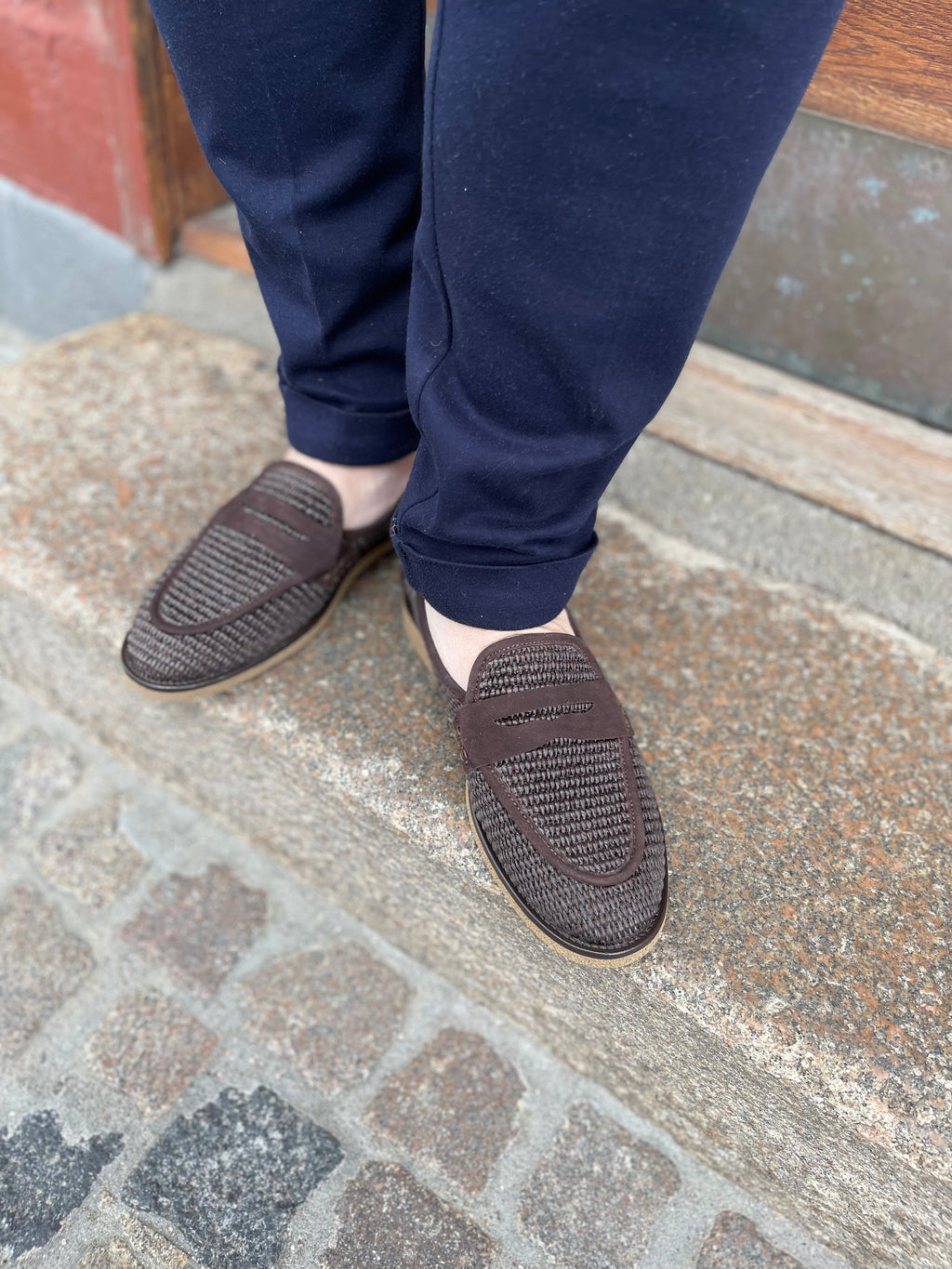Herre loafer i brun