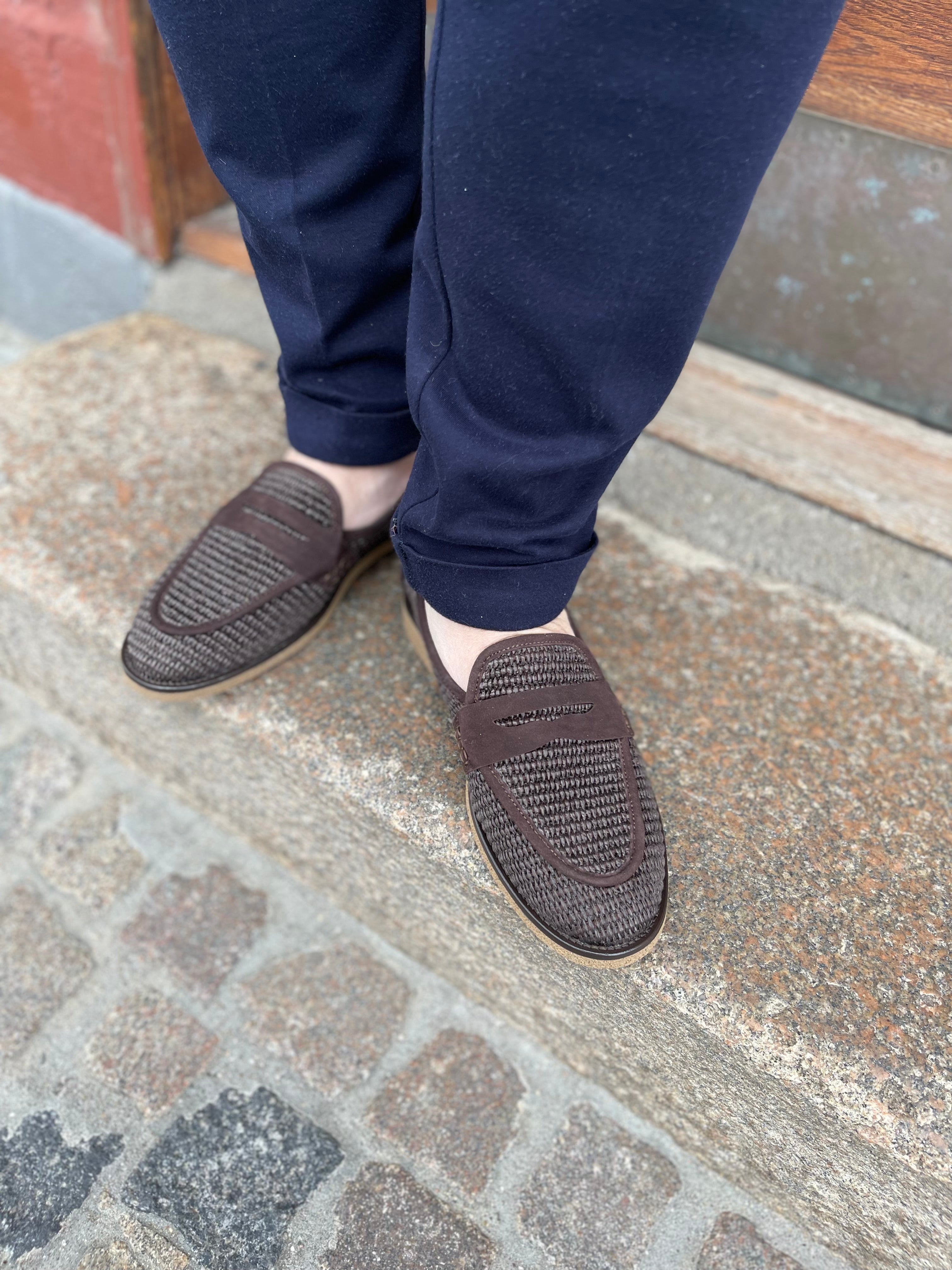 Herre loafer i brun