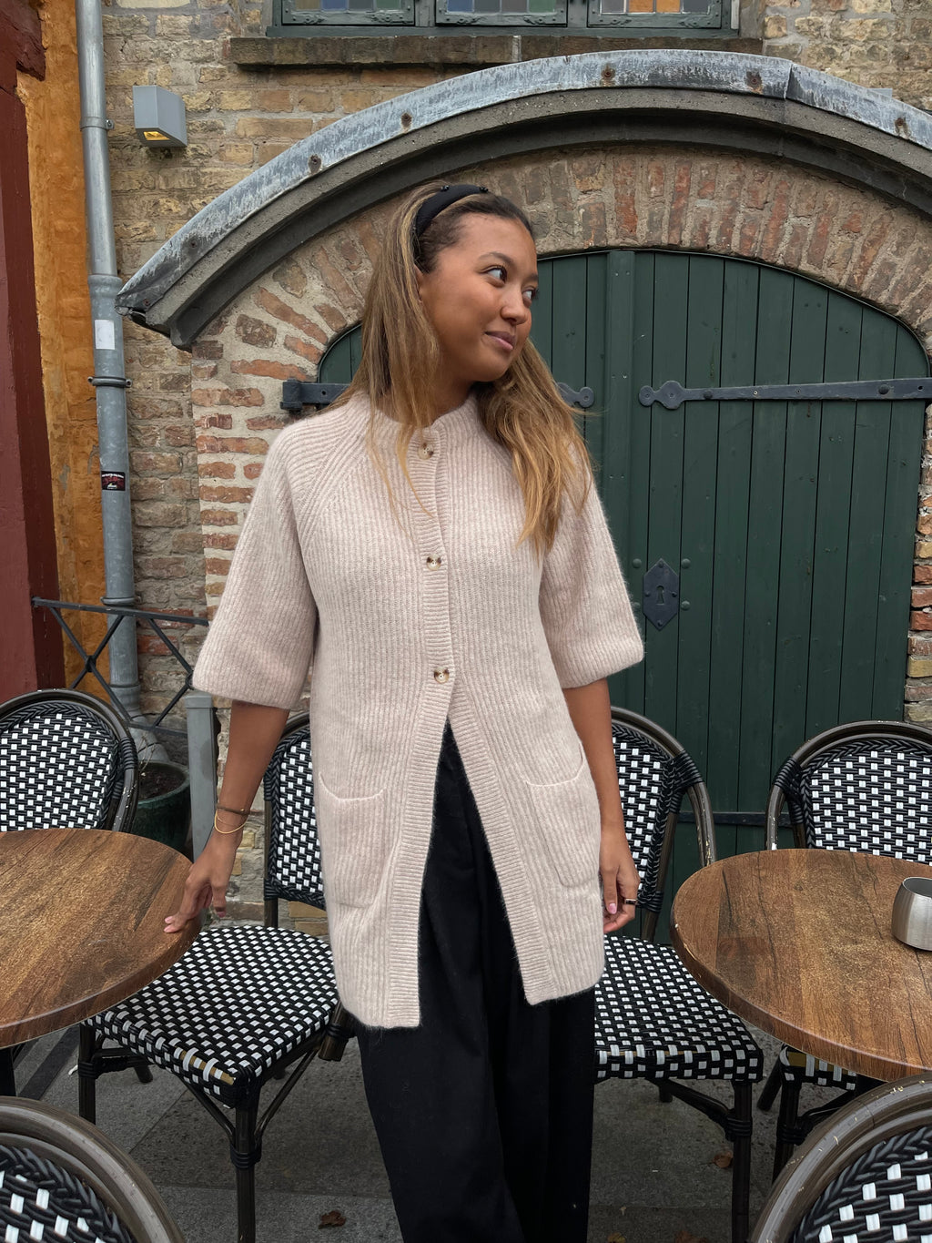 BTF cardigan beige
