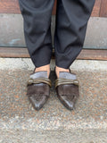 Lorena Paggi Olive loafer