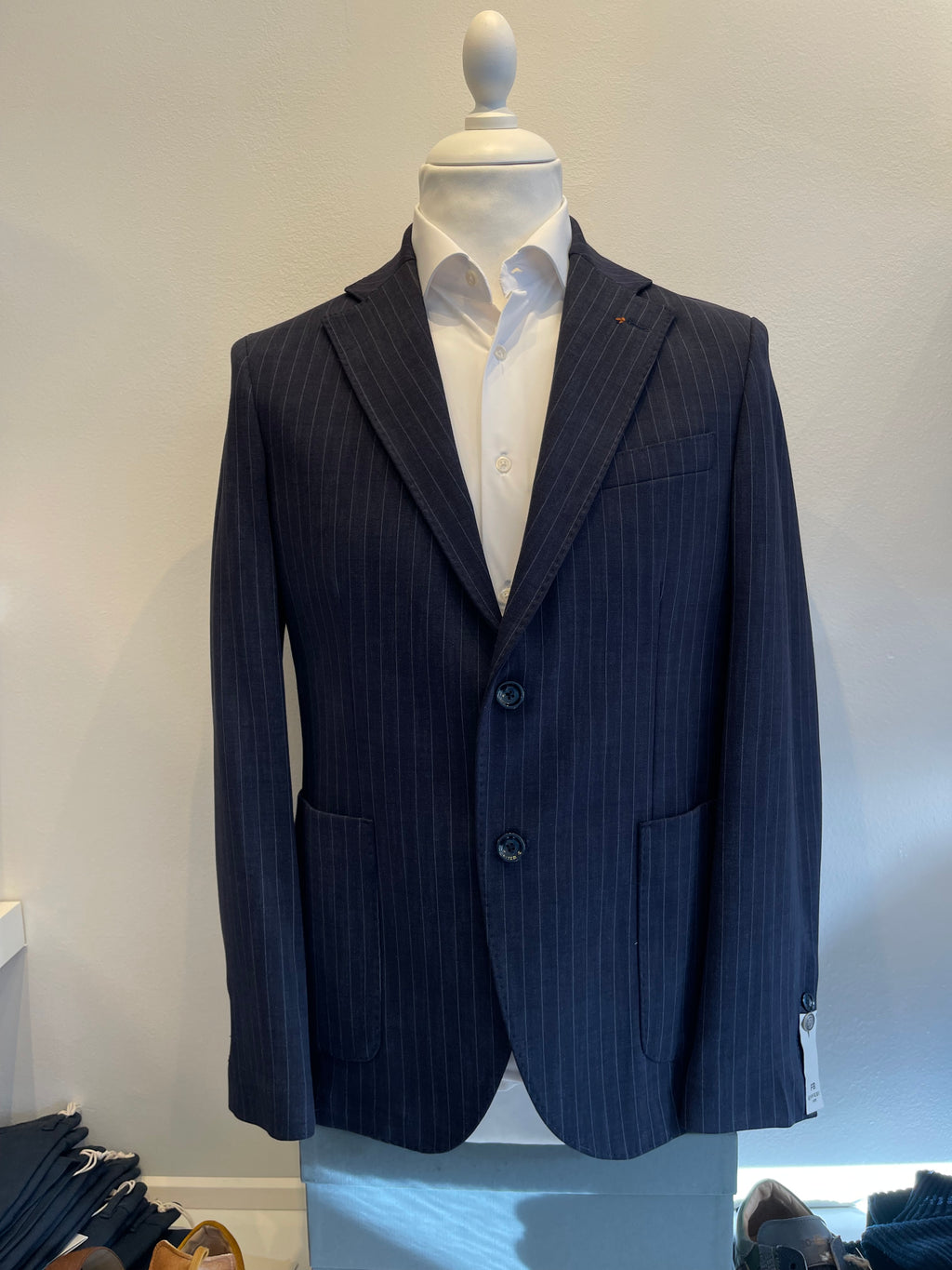 Herre Blazer Nålestribet