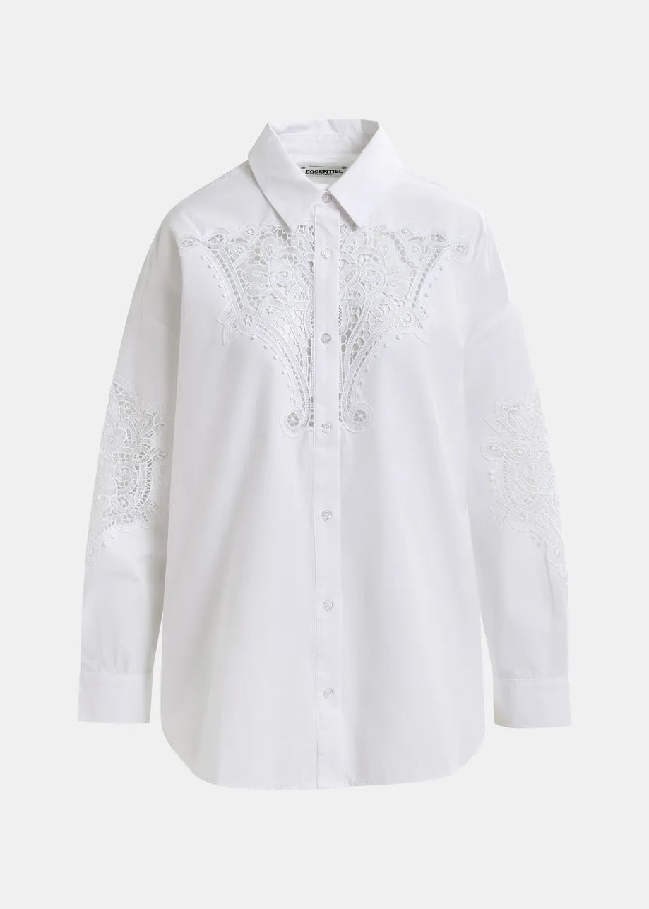Essentiel Hvid Blonde skjorte
