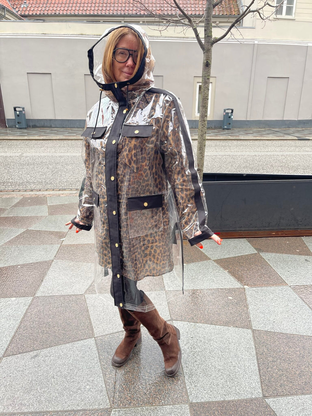 Karl Lagerfeld Transparent Raincoat
