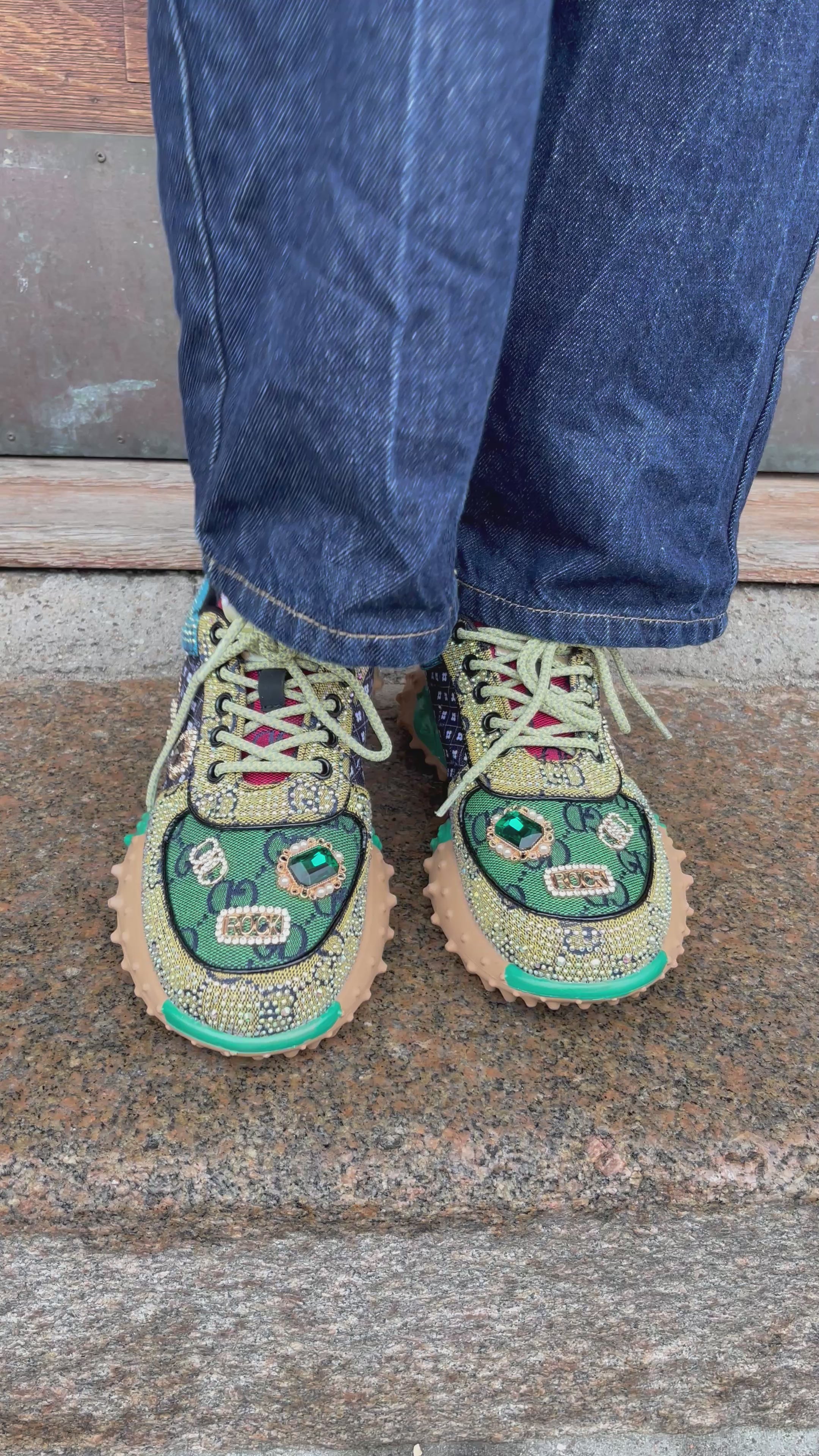 Glimmer sneakers grøn