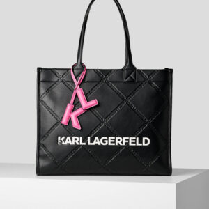 Karl Lagerfeld K/Skuare Embossed Tote Bag