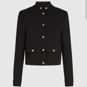 Karl Lagerfeld Button Detail Jakke