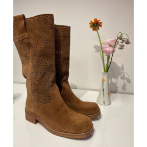 Brun ruskinds støvle