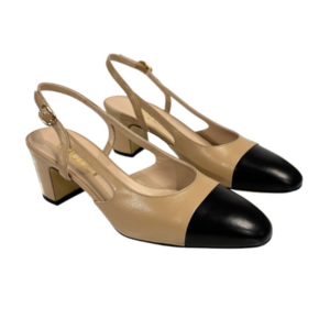 Alternative view of Elata Nude Pump med sort spids