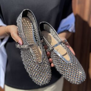 Chantal sølv ballerina