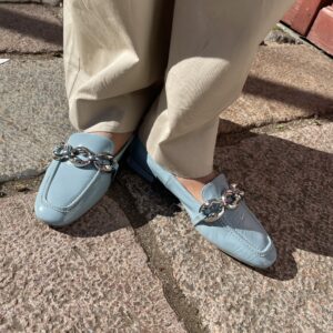 Alternative view of Lyseblå loafer